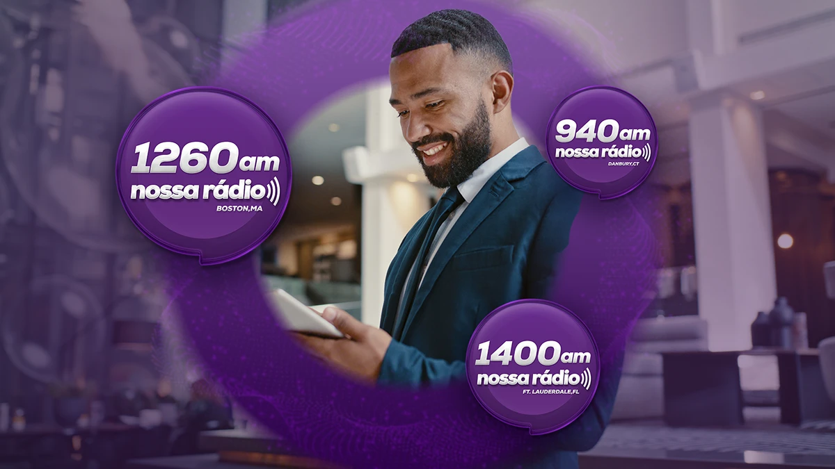 Peça digital da Nossa Rádio USA
